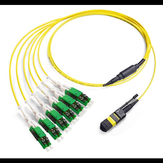 DCS_Fanout_6xLC_APC_OS2_gelb_gruen